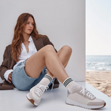 Vionic Uptown Sneaker (Women) - Iceburg Green Suede Athletic - Casual - Lace Up - The Heel Shoe Fitters