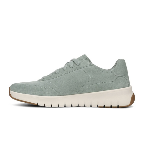 Vionic Uptown Sneaker (Women) - Iceburg Green Suede Athletic - Casual - Lace Up - The Heel Shoe Fitters