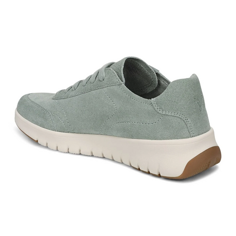 Vionic Uptown Sneaker (Women) - Iceburg Green Suede Athletic - Casual - Lace Up - The Heel Shoe Fitters