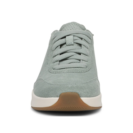 Vionic Uptown Sneaker (Women) - Iceburg Green Suede Athletic - Casual - Lace Up - The Heel Shoe Fitters