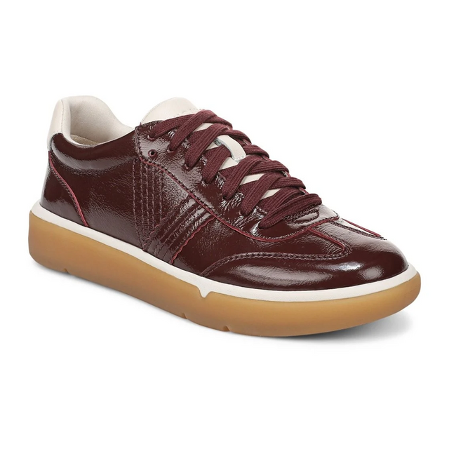 Vionic City Walk (Women) - Redwood Wine Athletic - Casual - Lace Up - The Heel Shoe Fitters