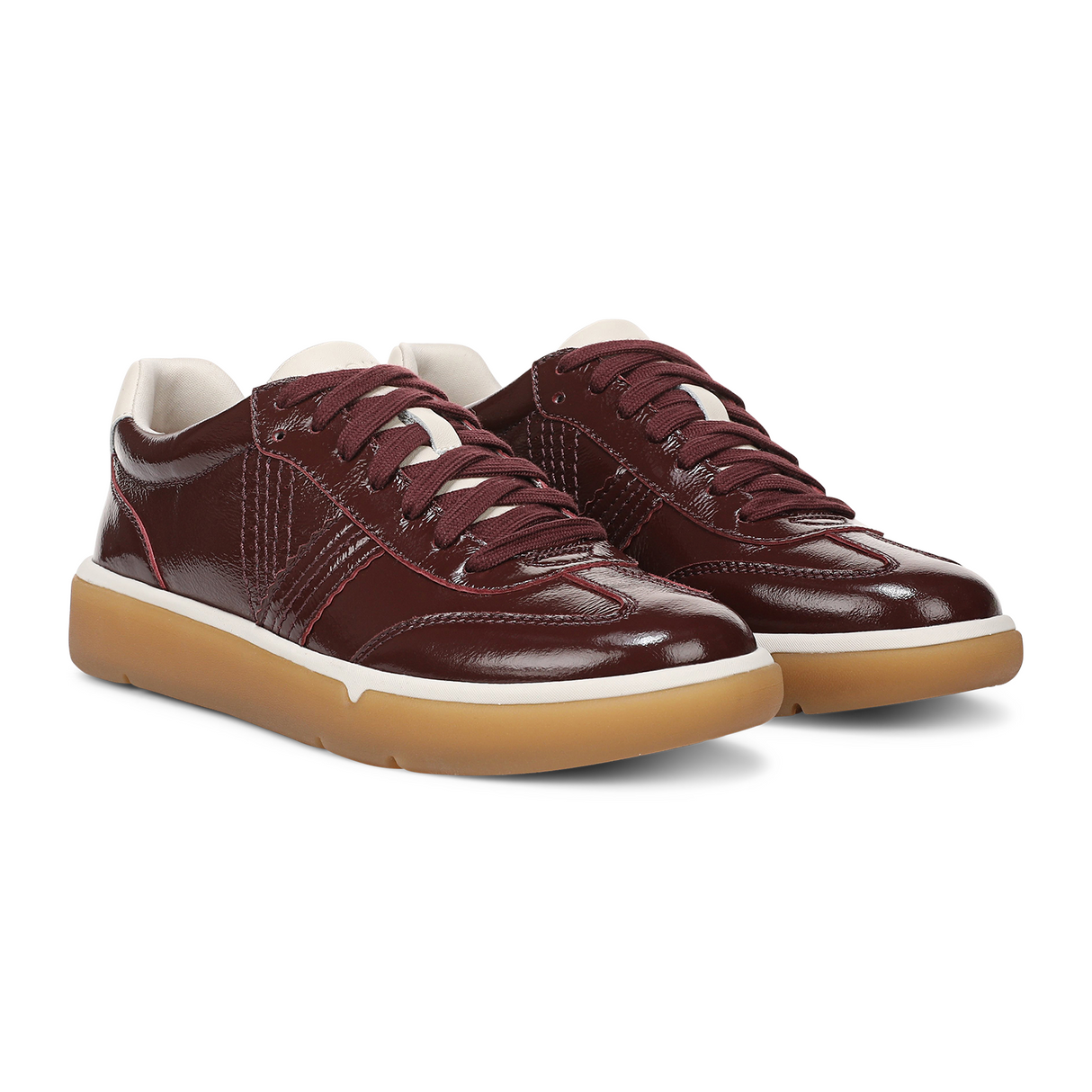 Vionic City Walk (Women) - Redwood Wine Athletic - Casual - Lace Up - The Heel Shoe Fitters