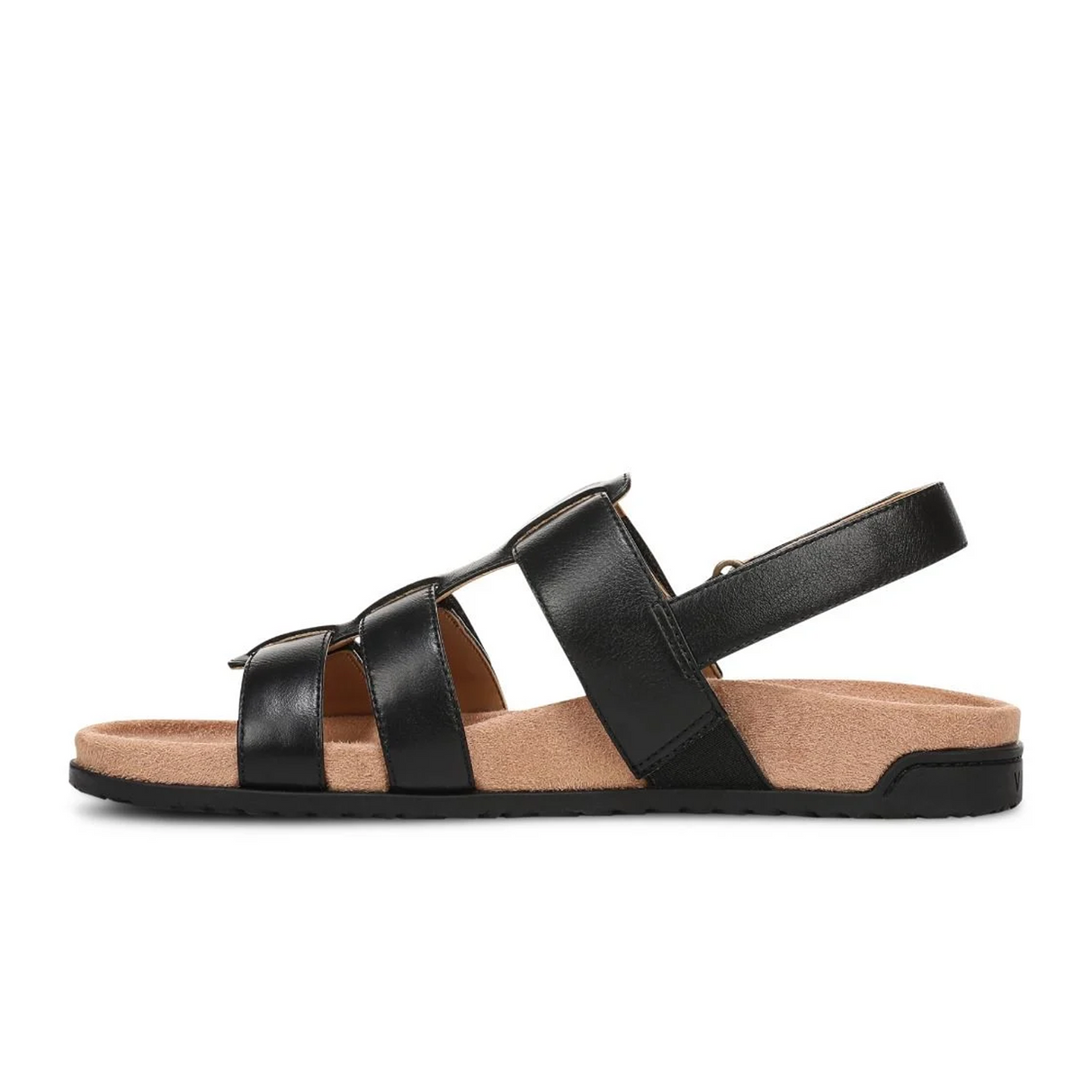 Vionic Eureka Backstrap Sandal (Women) - Black Sandal - Backstrap - The Heel Shoe Fitters