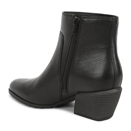 Vionic Bianca (Women) - Black Boots - Casual - Low - The Heel Shoe Fitters