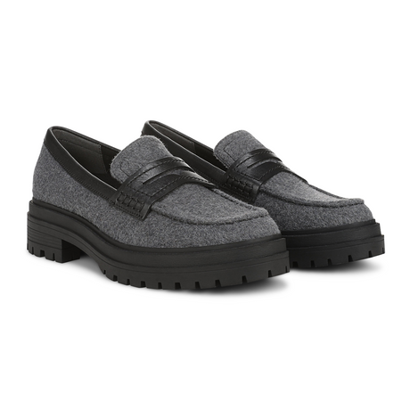 Vionic Georgia 2 (Women) - Dark Grey Dress-Casual - Loafer - The Heel Shoe Fitters