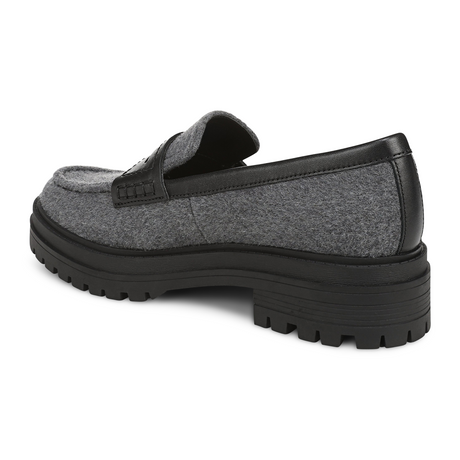Vionic Georgia 2 (Women) - Dark Grey Dress-Casual - Loafer - The Heel Shoe Fitters