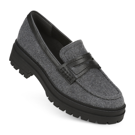 Vionic Georgia 2 (Women) - Dark Grey Dress-Casual - Loafer - The Heel Shoe Fitters