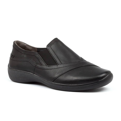 Ziera Java XF Slip On (Women) - Black Dress-Casual - Slip Ons - The Heel Shoe Fitters