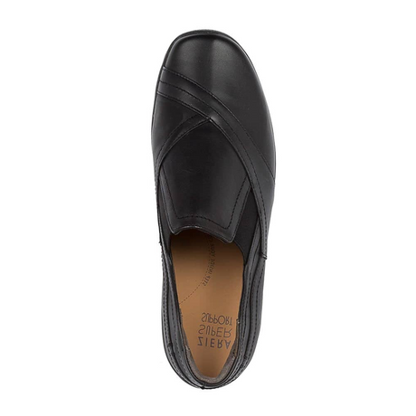 Ziera Java XF Slip On (Women) - Black Dress-Casual - Slip Ons - The Heel Shoe Fitters