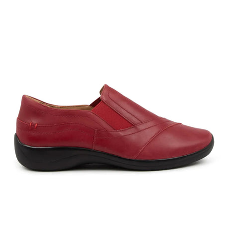 Ziera Java Extra Wide Slip On (Women) - Red Dress-Casual - Slip On - The Heel Shoe Fitters