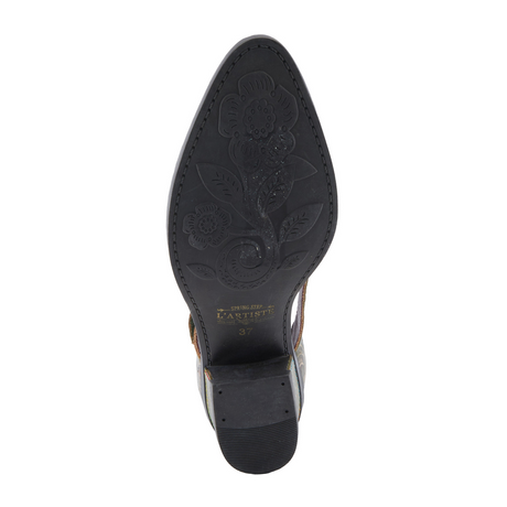 L'Artiste Jazzberry Heeled Mary Jane (Women) - Olive Multi Dress-Casual - Heels - The Heel Shoe Fitters