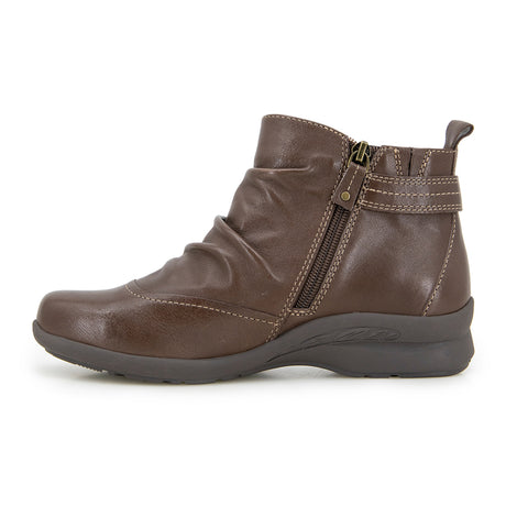 Jambu Angie Ankle Boot (Women) - Dark Brown Boots - Casual - Low - The Heel Shoe Fitters