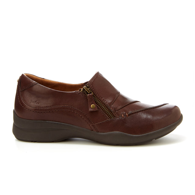 Jambu Thea Slip On (Women) - Dark Brown Dress-Casual - Slip Ons - The Heel Shoe Fitters