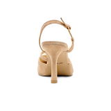 Dolce Vita Kamra Strappy Heel (Women) - Camel Suede Dress-Casual - Heels - The Heel Shoe Fitters