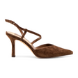 Dolce Vita Kamra Strappy Heel (Women) - Dark Brown Suede Dress-Casual - Heels - The Heel Shoe Fitters