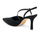 Dolce Vita Kamra Strappy Heel (Women) - Onyx Suede Dress-Casual - Heels - The Heel Shoe Fitters