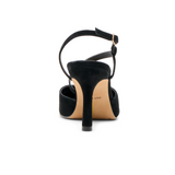 Dolce Vita Kamra Strappy Heel (Women) - Onyx Suede Dress-Casual - Heels - The Heel Shoe Fitters