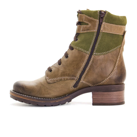 Dromedaris Kara Suede Ankle Boot (Women) - Olive Boots - Fashion - Mid Boot - The Heel Shoe Fitters
