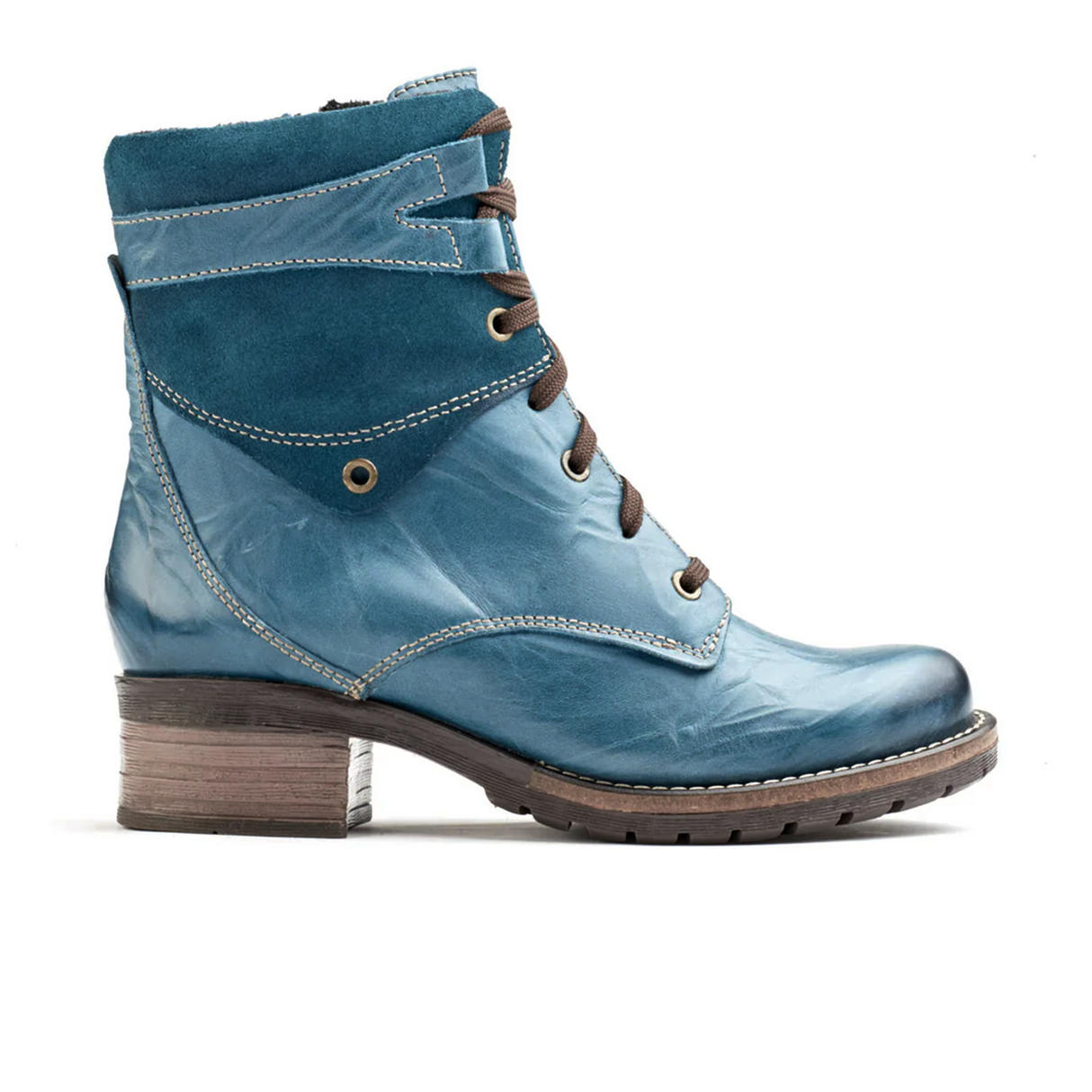 Dromedaris Kara Suede Ankle Boot (Women) - Teal Boots - Fashion - Ankle Boot - The Heel Shoe Fitters