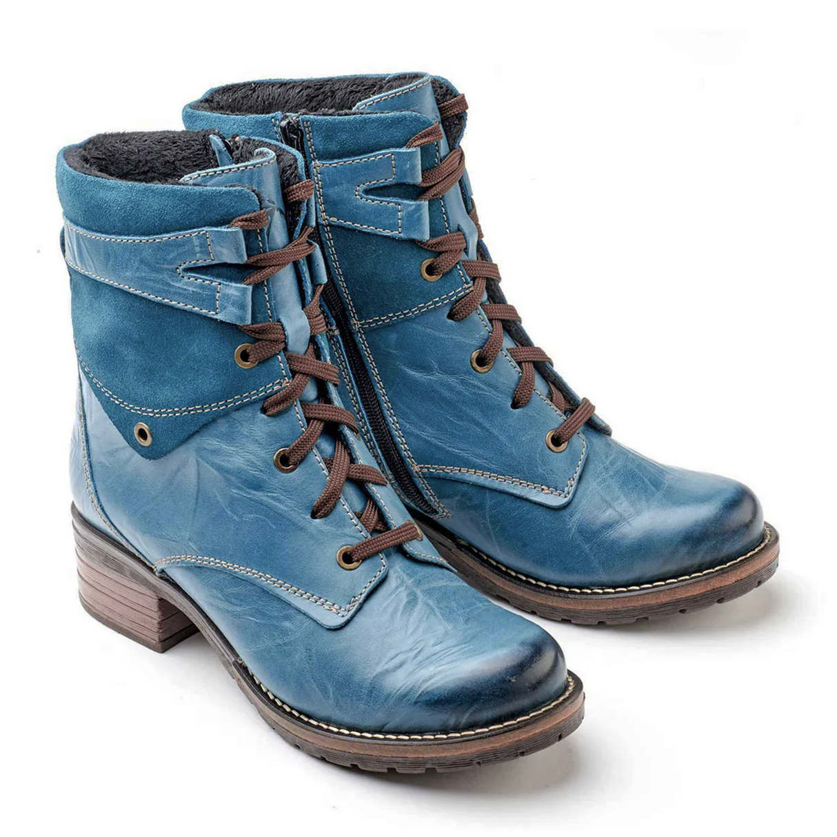 Dromedaris Kara Suede Ankle Boot (Women) - Teal Boots - Fashion - Ankle Boot - The Heel Shoe Fitters