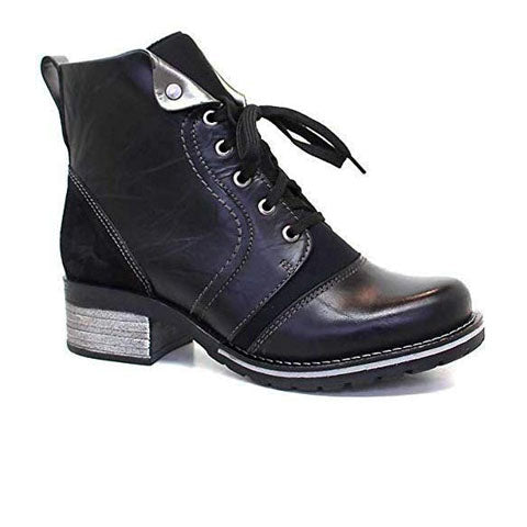 Dromedaris Karissa Wide Mid Boot (Women) - Black Boots - Fashion - Mid Boot - The Heel Shoe Fitters