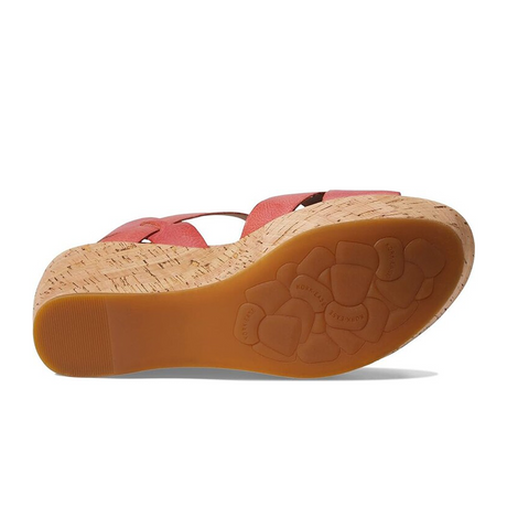 Kork-Ease Ava 2.0 Wedge Sandal (Women) - Peach Sandals - Heel/Wedge - The Heel Shoe Fitters