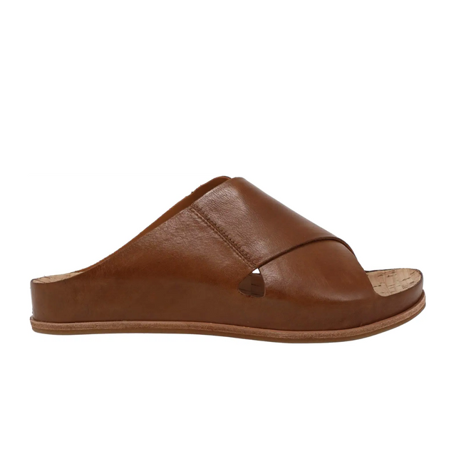 Kork-Ease Tutsi Cross-Band Slide Sandal (Women) - Brown Sandals - Slide - The Heel Shoe Fitters