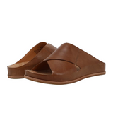 Kork-Ease Tutsi Cross-Band Slide Sandal (Women) - Brown Sandals - Slide - The Heel Shoe Fitters