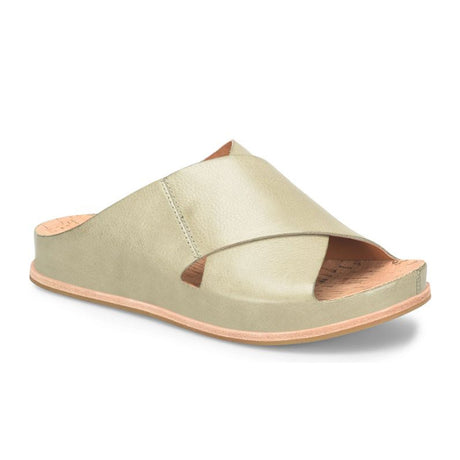 Kork-Ease Tutsi Cross-Band Slide Sandal (Women) - Green Sandals - Slide - The Heel Shoe Fitters