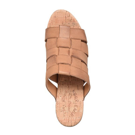 Kork-Ease Devan Heeled Slide Sandal (Women) - Brown Sandals - Heel/Wedge - The Heel Shoe Fitters