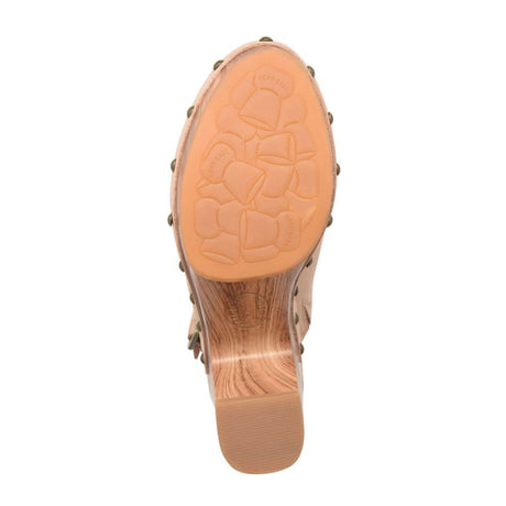 Kork-Ease Darby Heeled Clog (Women) - Natural (Nude) Sandals - Heel/Wedge - The Heel Shoe Fitters