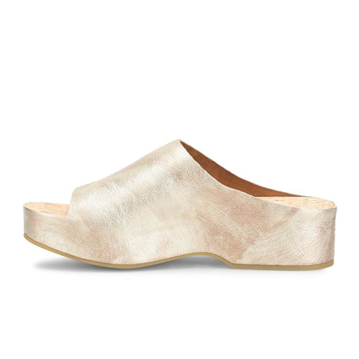 Kork-Ease Yazmin Slide Sandal (Women) - Light Gold Sandals - Slide - The Heel Shoe Fitters