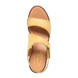 Kork-Ease Cantal Heeled Sandal (Women) - Yellow Sandals - Heel/Wedge - The Heel Shoe Fitters