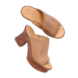 Kork-Ease Cassia Heeled Slide Sandal (Women) - Brown Sandal - Heel/Wedge - The Heel Shoe Fitters