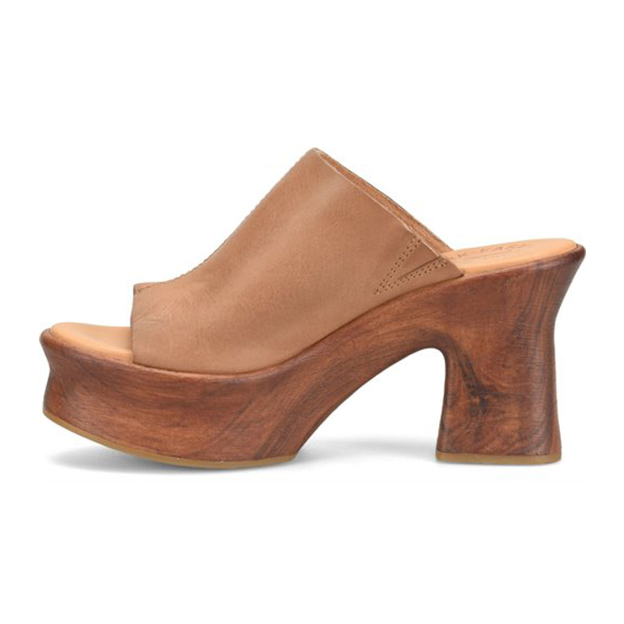 Kork-Ease Cassia Heeled Slide Sandal (Women) - Brown Sandals - Heel/Wedge - The Heel Shoe Fitters