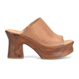 Kork-Ease Cassia Heeled Slide Sandal (Women) - Brown Sandals - Heel/Wedge - The Heel Shoe Fitters