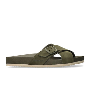 Mephisto Kennie Slide Sandal (Women) - Loden Sandvel Sandal - Slide - The Heel Shoe Fitters