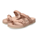 Mephisto Kristal (Women) - Old Pink Sandvel Sandals - Slide - The Heel Shoe Fitters