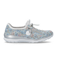 Rieker Nikita 52 Sneaker (Women) - Ice-Multi/Weiss-Silber Athletic - Casual - Lace Up - The Heel Shoe Fitters