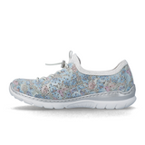 Rieker Nikita 52 Sneaker (Women) - Ice-Multi/Weiss-Silber Athletic - Casual - Lace Up - The Heel Shoe Fitters