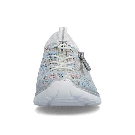 Rieker Nikita 52 Sneaker (Women) - Ice-Multi/Weiss-Silber Athletic - Casual - Lace Up - The Heel Shoe Fitters