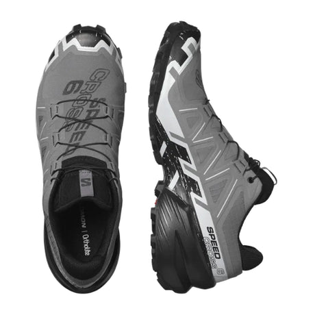 Salomon Speedcross 6 Wide Running Shoe (Men) - Quiet Shade/Black/Pearl Blue Athletic - Running - The Heel Shoe Fitters