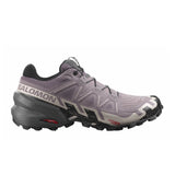 Salomon Speedcross 6 Running Shoe (Women) - Moonscape/Black/Ashes of Roses Athletic - Running - The Heel Shoe Fitters