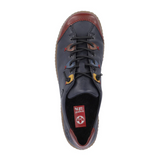 Rieker Liv L7561-14 Sneaker (Women) - Wine/Ozean/Brandy/Royal Athletic - Casual - Lace Up - The Heel Shoe Fitters