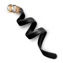 Mission Belts Gold Infinity (Women) - Black Leather
