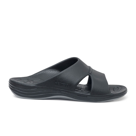 Aetrex Bali 9000 Slide Sandal (Men) - Black Sandals - Slide - The Heel Shoe Fitters