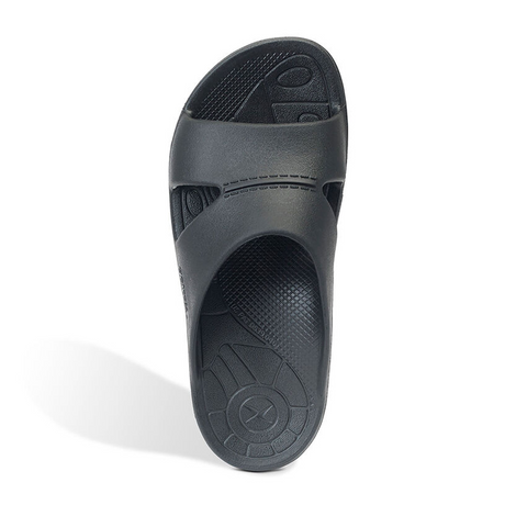 Aetrex Bali 9000 Slide Sandal (Men) - Black Sandals - Slide - The Heel Shoe Fitters