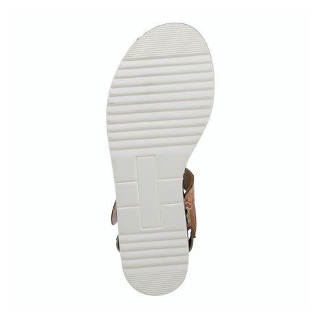 L'Artiste Laga Platform Sandal (Women) - White Multi Sandals - Backstrap - The Heel Shoe Fitters