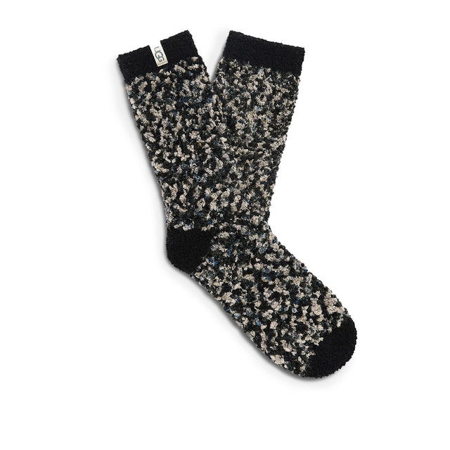 UGG® Cozy Chenille Sock (Women) - Black/Grey Accessories - Socks - Lifestyle - The Heel Shoe Fitters