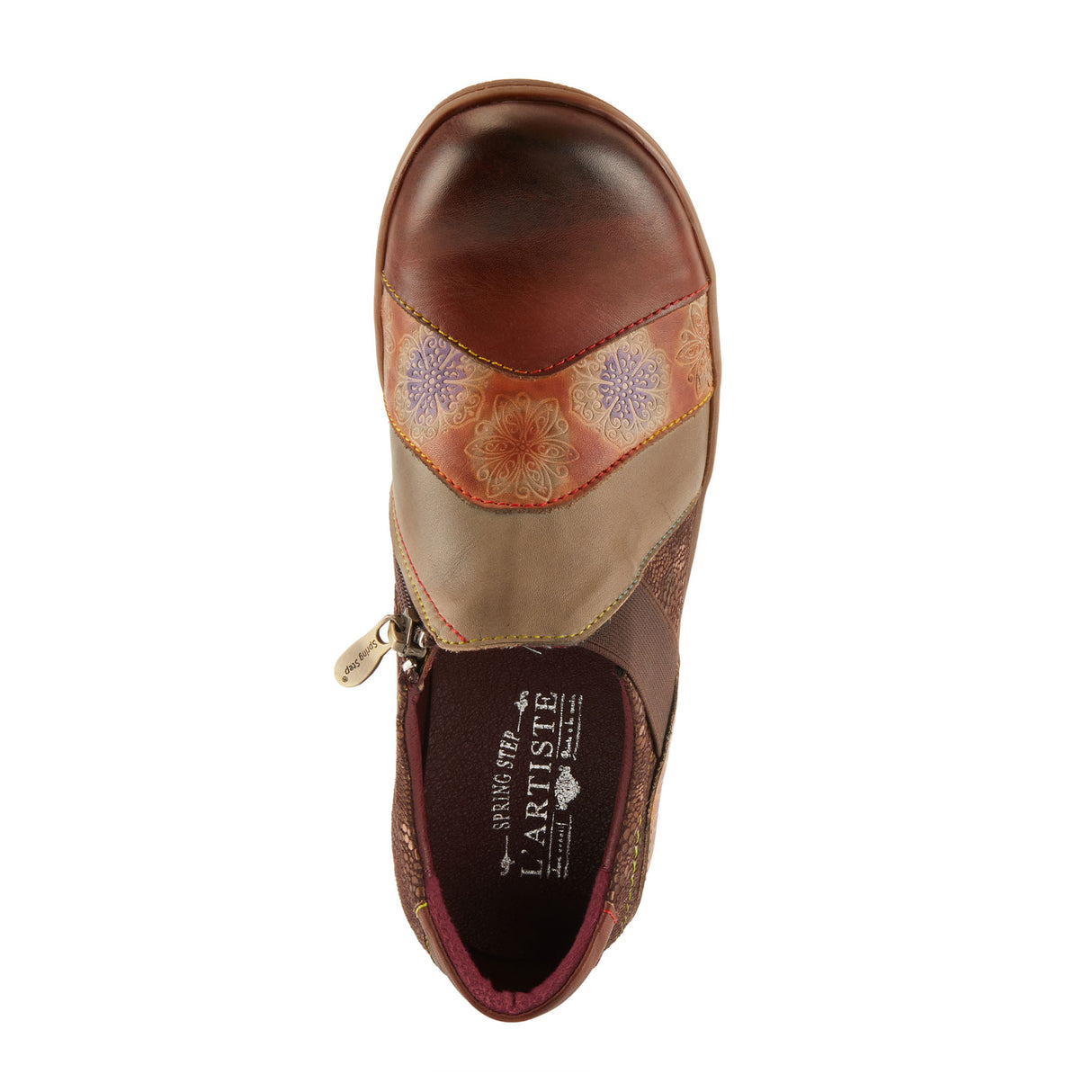 L'Artiste Lata Slip On (Women) - Brown Multi Dress-Casual - Slip Ons - The Heel Shoe Fitters